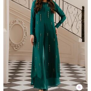 Pakistani/Indian designer Lulusar four piece dress. New